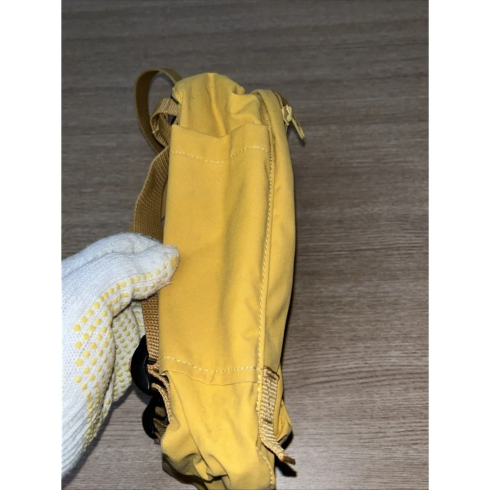 Fjallraven Kanken Backpack Yellow Classic Bookbag Seat Pad Outdoor School Bag